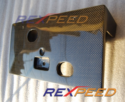 Rexpeed Carbon Fiber Plate Bracket (Evo 8) - JD Customs U.S.A
