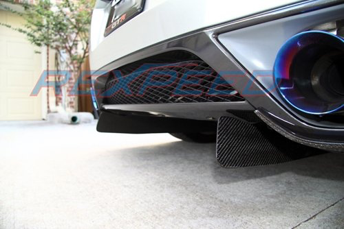Rexpeed Carbon Fiber J-Style Carbon Diffuser Fins (08-13 GT-R) - JD Customs U.S.A