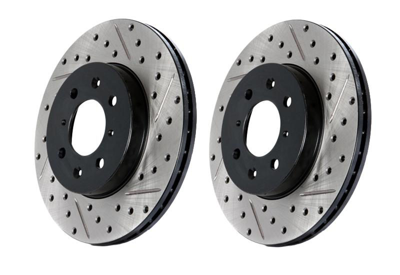 Stoptech Drilled & Slotted Brake Rotors (Evo X)