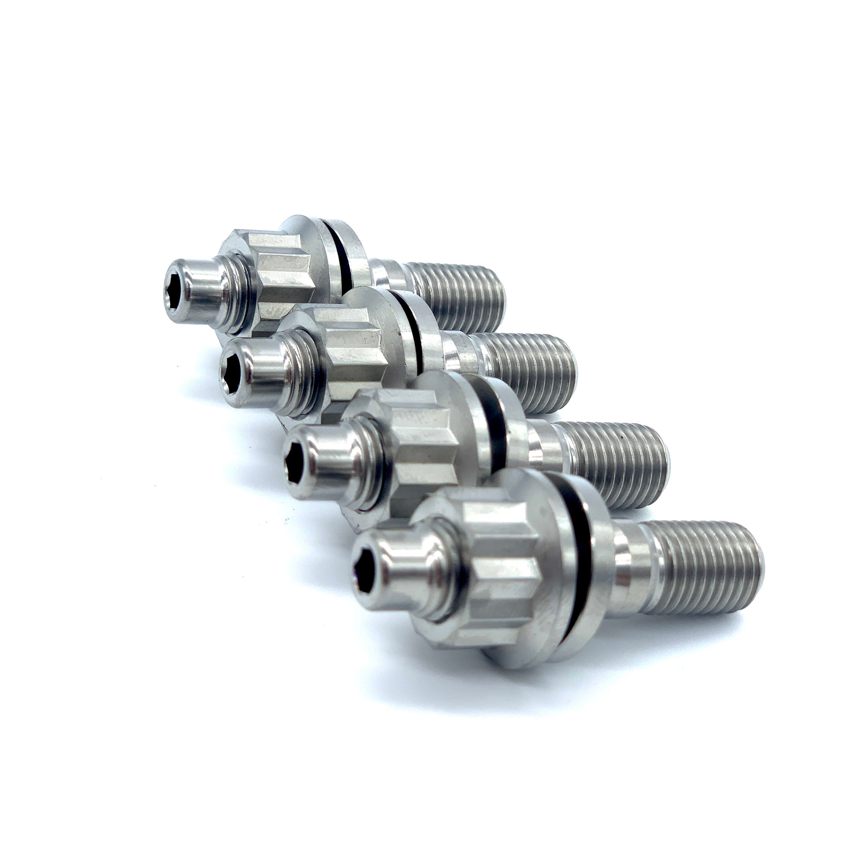 JDC Titanium Turbo to Manifold Stud Kit (Evo 4-10/Universal) - 6