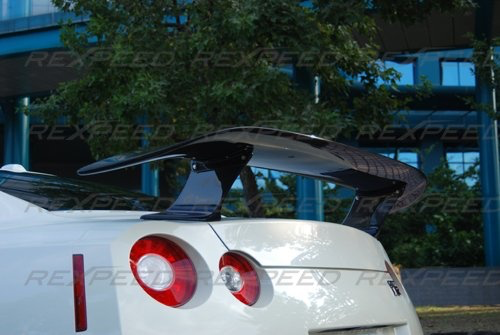 Rexpeed Dry Carbon Fiber Wing (GT-R R35) - JD Customs U.S.A