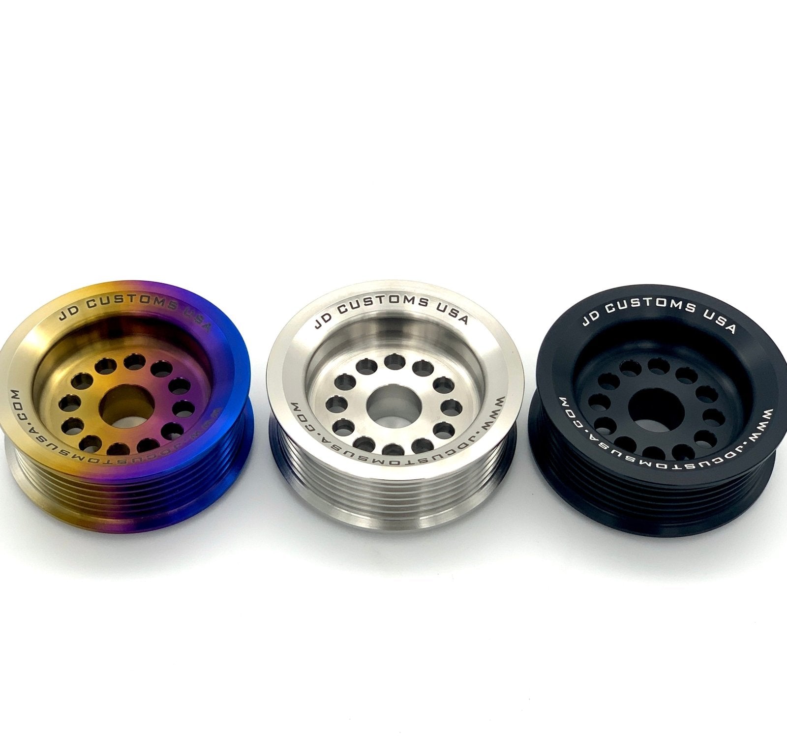 JDC 10% Under - Driven Alternator Pulley (Evo 4 - 9) - JD Customs U.S.A