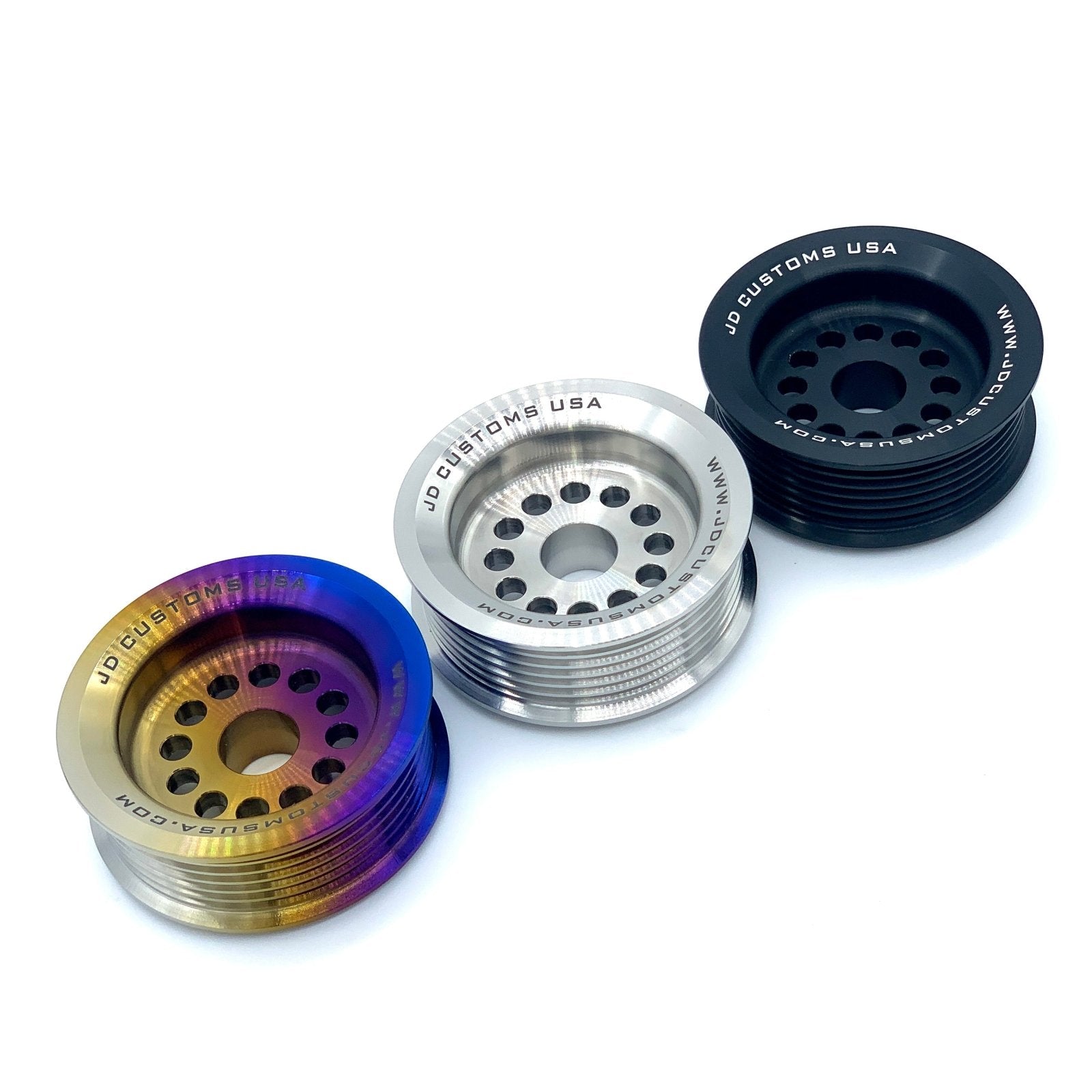 JDC 10% Under - Driven Alternator Pulley (Evo 4 - 9) - JD Customs U.S.A