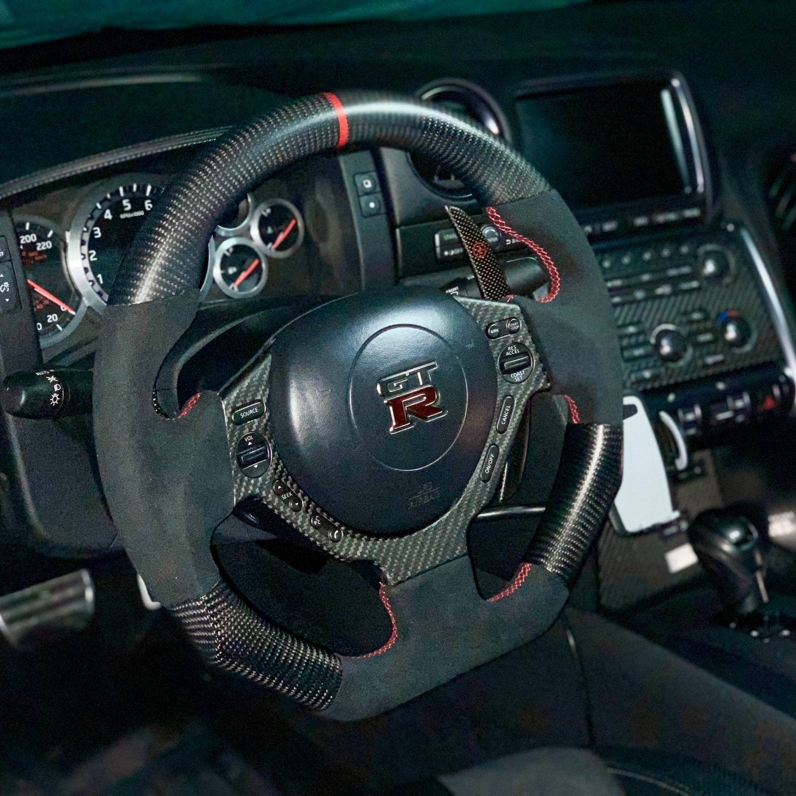JDC Carbon Fiber Steering Wheel (09 - 16 R35 GT - R) - JD Customs U.S.A