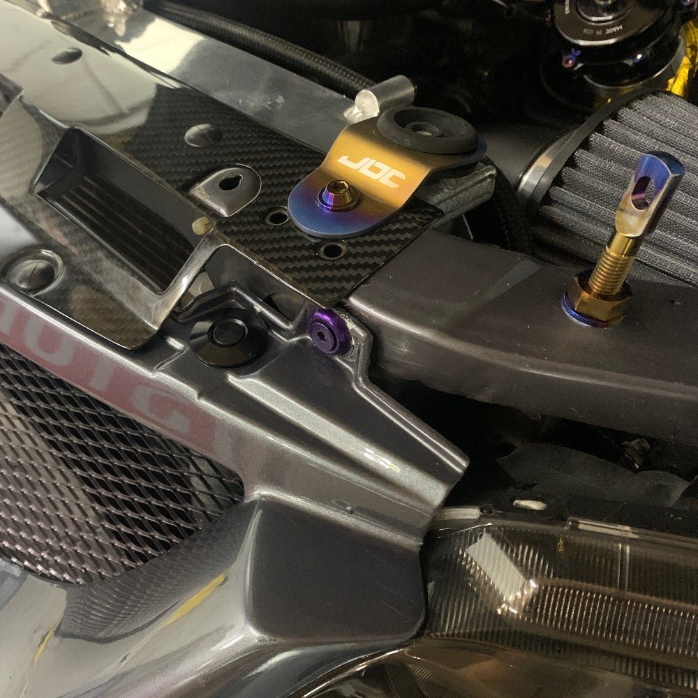 JDC Front Bumper Quick Release | Front Core Support Kit (Evo 8/9) - JD Customs U.S.A