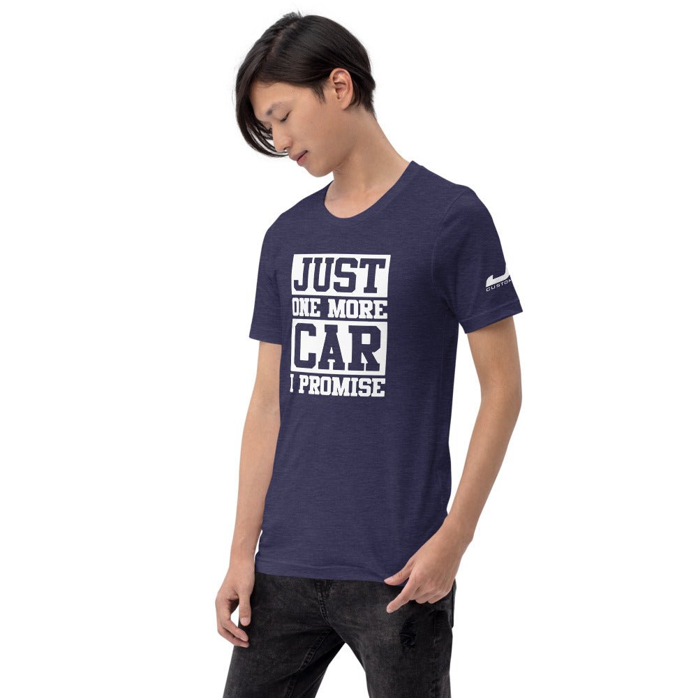JDC "Just one more car I promise 🤞" T-shirt - JDC Merch
