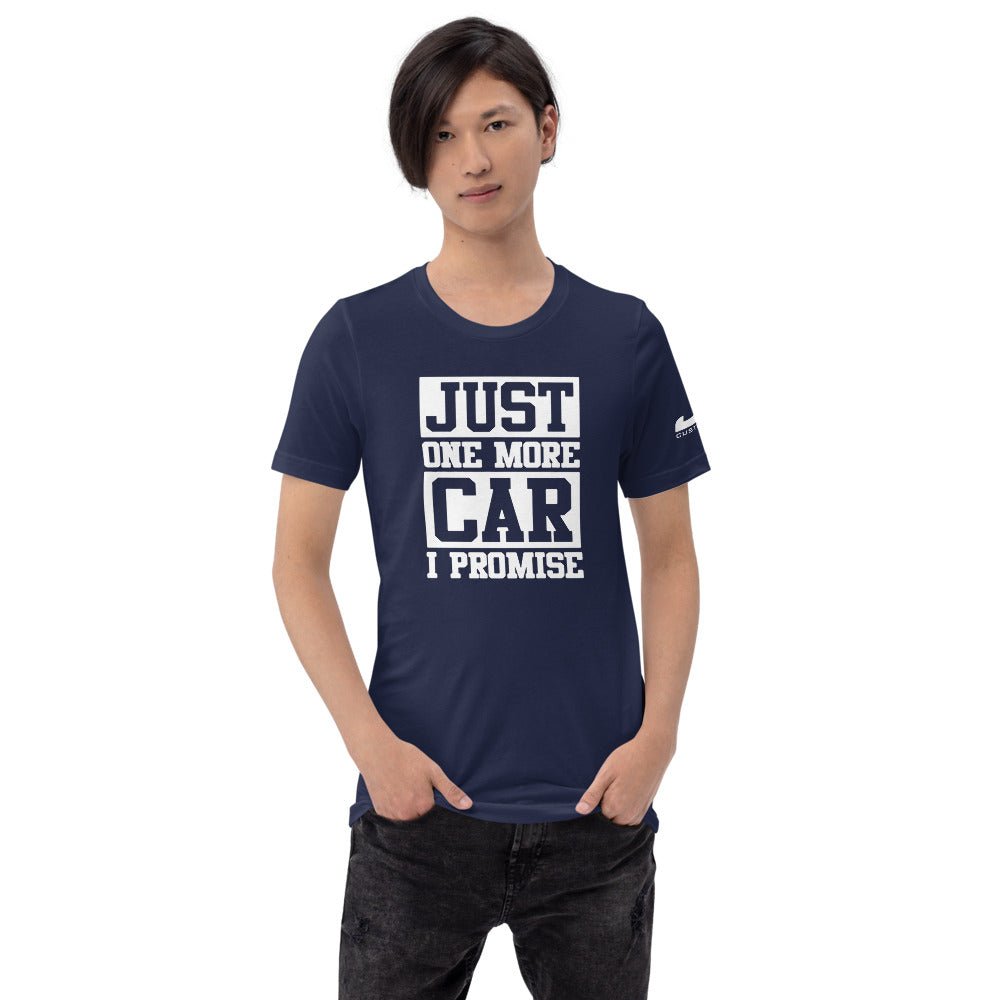 JDC "Just one more car I promise 🤞" T-shirt - JDC Merch
