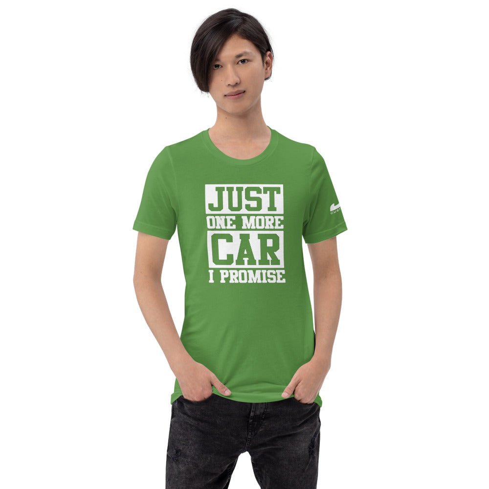 JDC "Just one more car I promise 🤞" T-shirt - JDC Merch