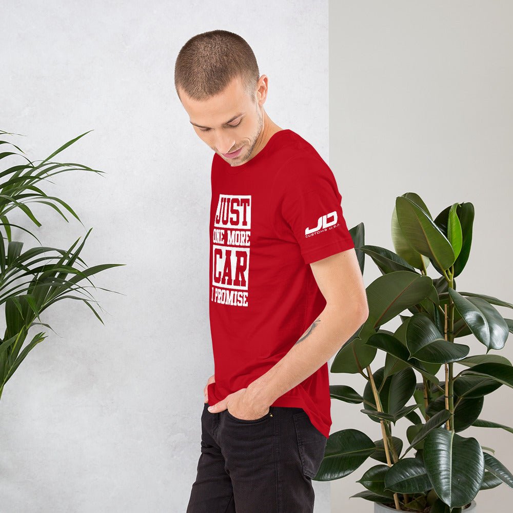 JDC "Just one more car I promise 🤞" T-shirt - JDC Merch