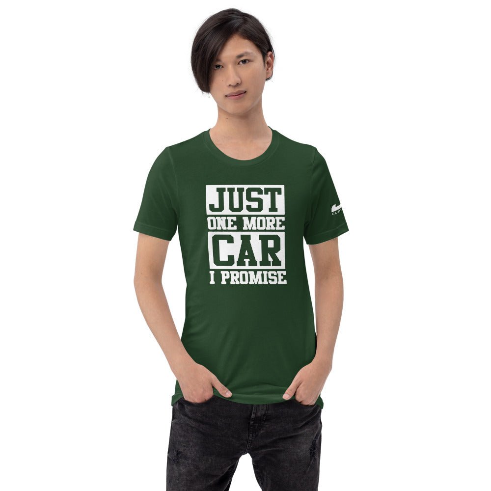 JDC "Just one more car I promise 🤞" T-shirt - JDC Merch