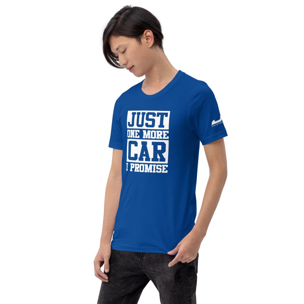 JDC "Just one more car I promise 🤞" T-shirt - JDC Merch