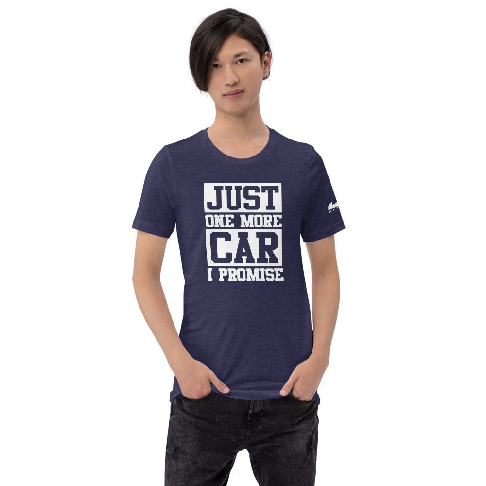 JDC "Just one more car I promise 🤞" T-shirt - JDC Merch