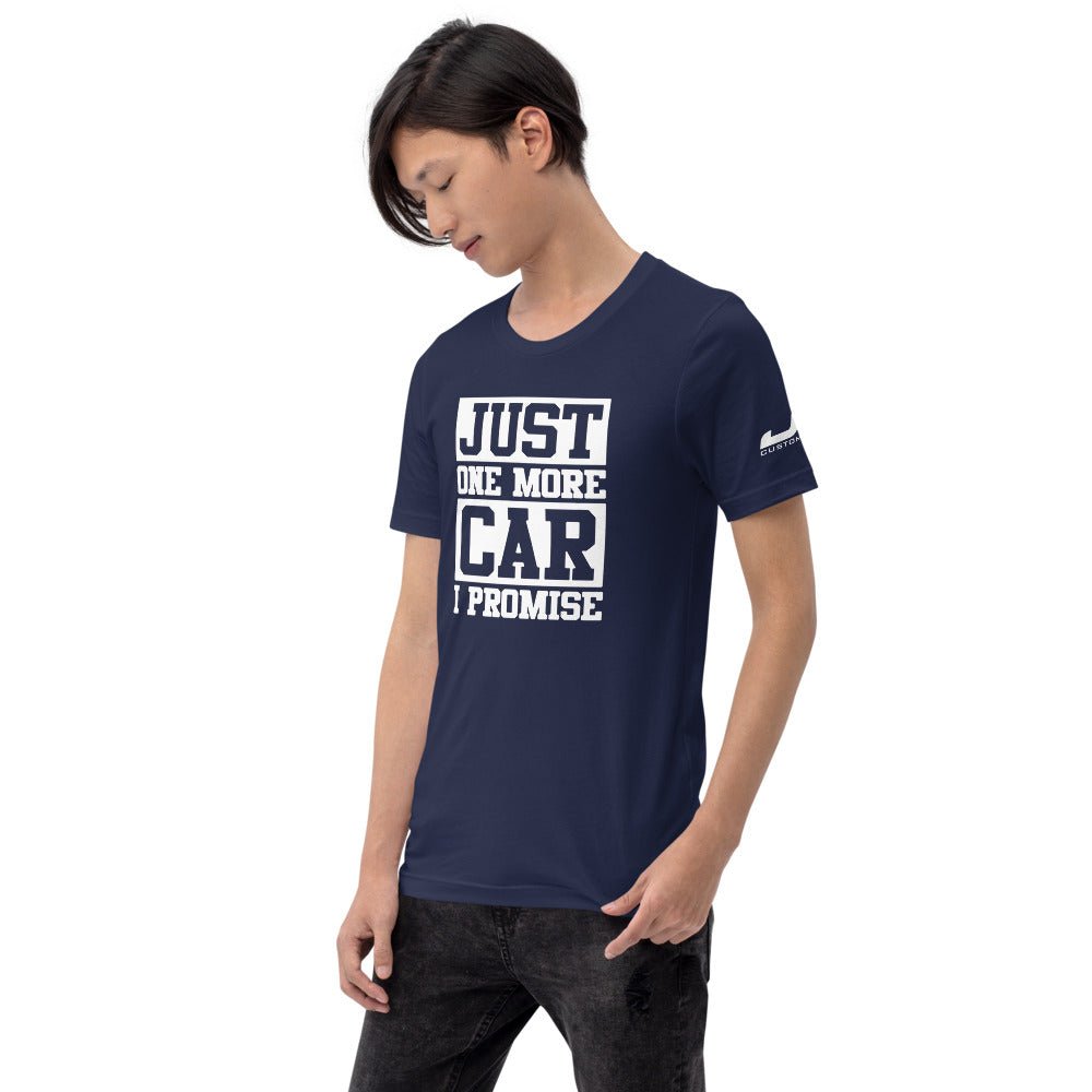 JDC "Just one more car I promise 🤞" T-shirt - JDC Merch