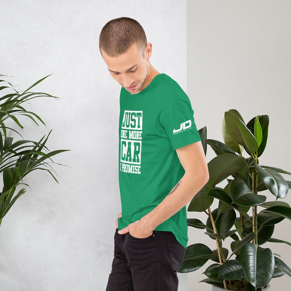 JDC "Just one more car I promise 🤞" T-shirt - JDC Merch