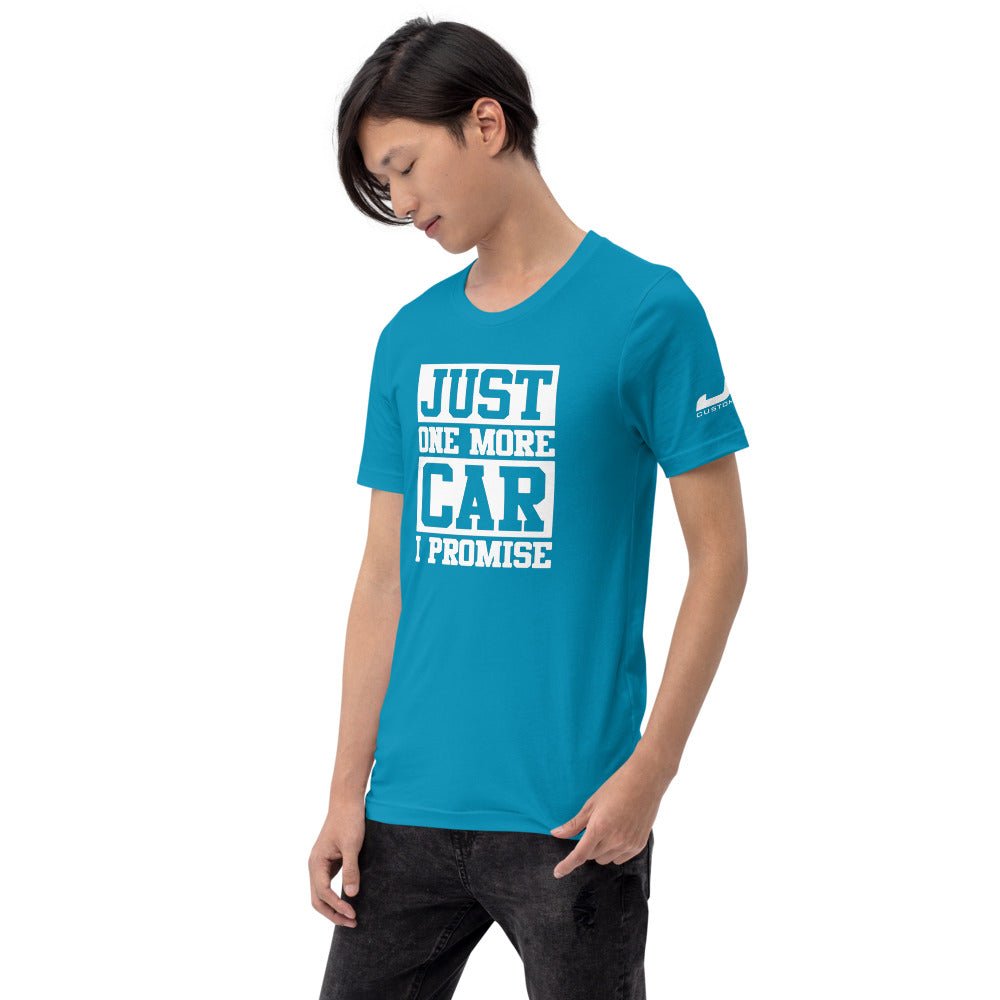 JDC "Just one more car I promise 🤞" T-shirt - JDC Merch