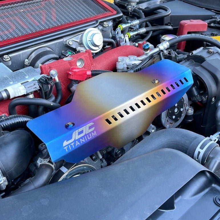 JDC Titanium Alternator Cover (02 - 14 WRX/04 - 21 STi) - JD Customs U.S.A