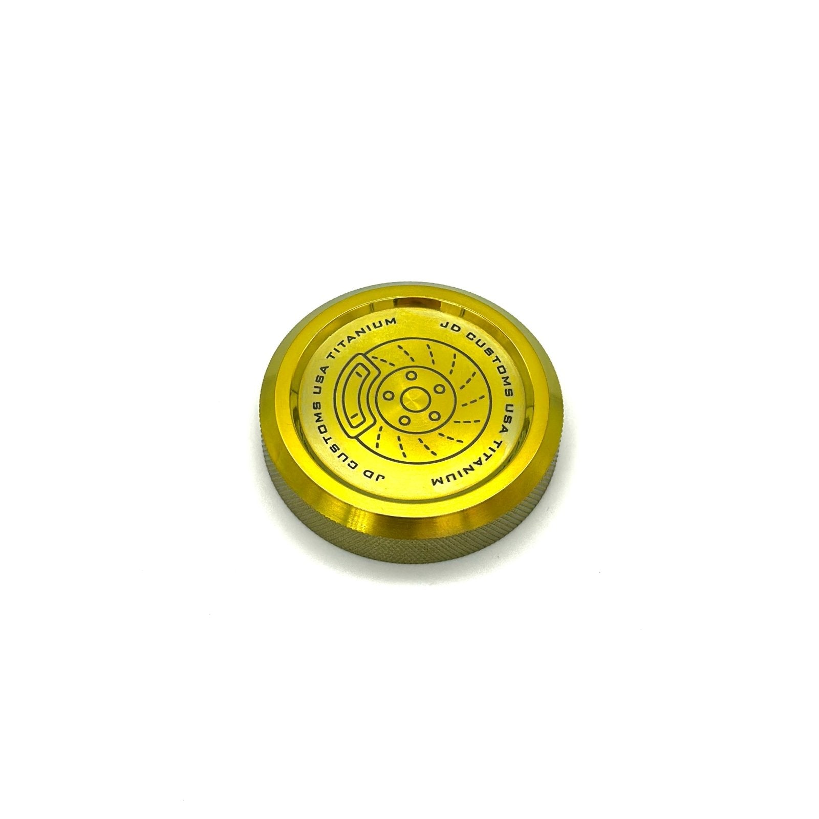 JDC Titanium Brake Fluid Reservoir Cap (Universal) - JD Customs U.S.A