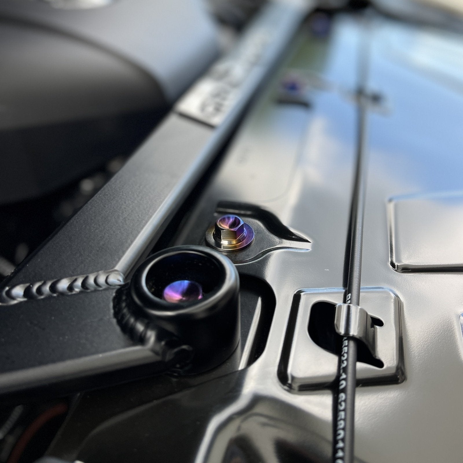 JDC Titanium Engine Bay Hardware Kit (MK5 Supra) - JD Customs U.S.A