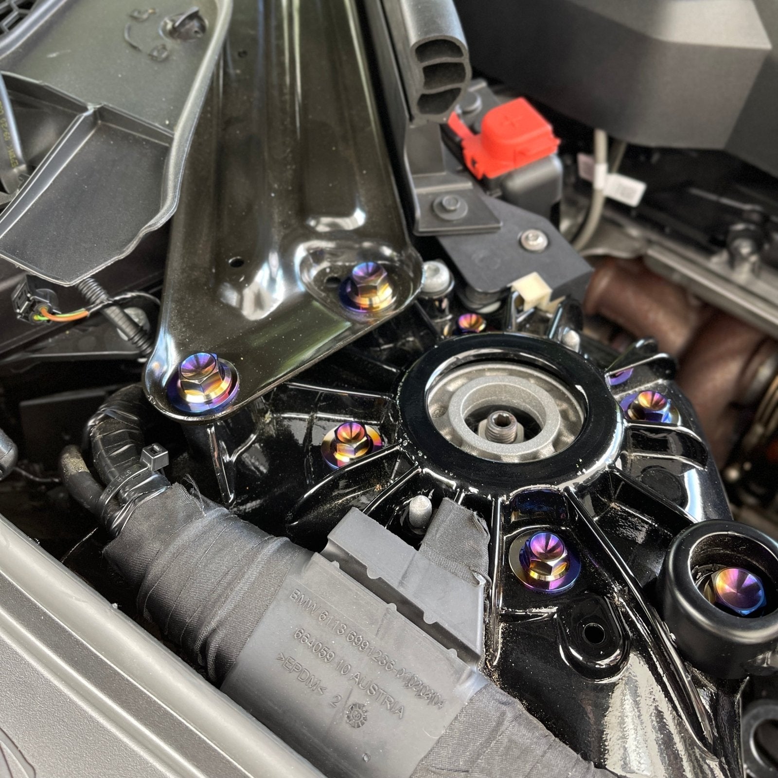 JDC Titanium Engine Bay Hardware Kit (MK5 Supra) - JD Customs U.S.A