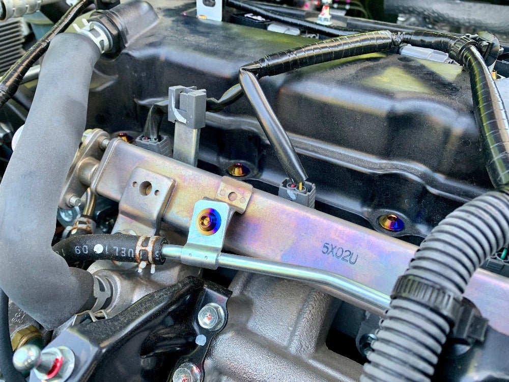 JDC Titanium Engine Bay Hardware Replacement Kit (Evo X) - JD Customs U.S.A