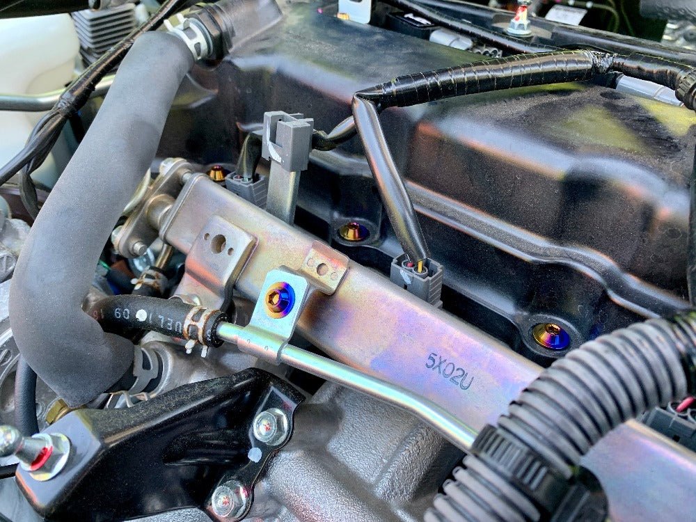 JDC Titanium Engine Bay Hardware Replacement Kit (Evo X) - JD Customs U.S.A