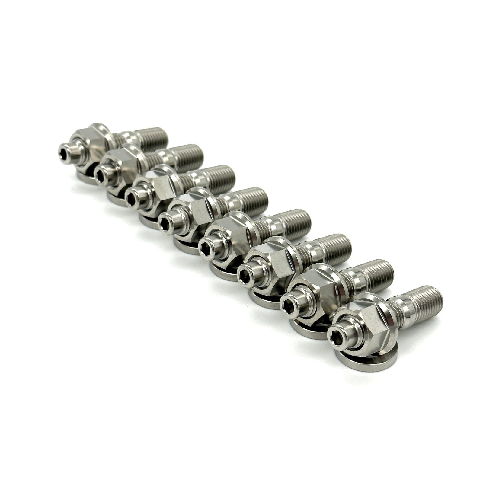 JDC Titanium Exhaust Manifold Stud Kit (Nissan KA24DE/SR20DET) - JD Customs U.S.A