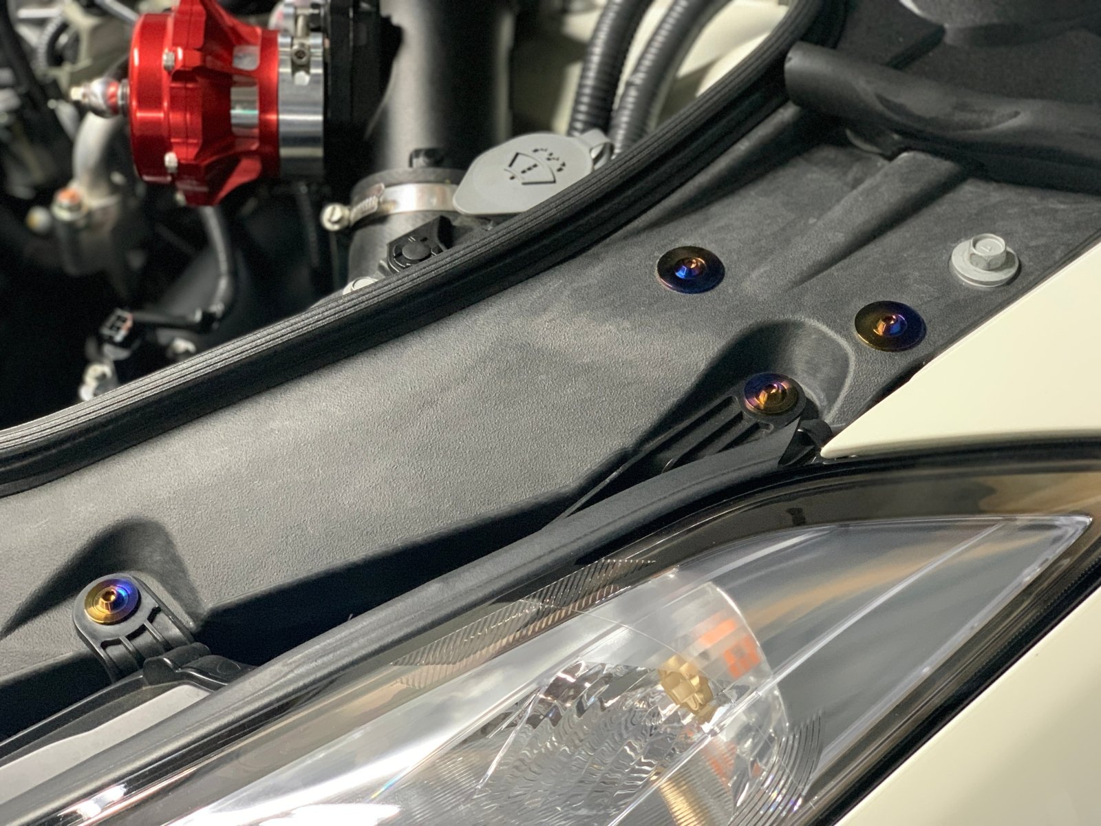 JDC Titanium Fender Hardware Replacement Kit (R35 GT - R) - JD Customs U.S.A