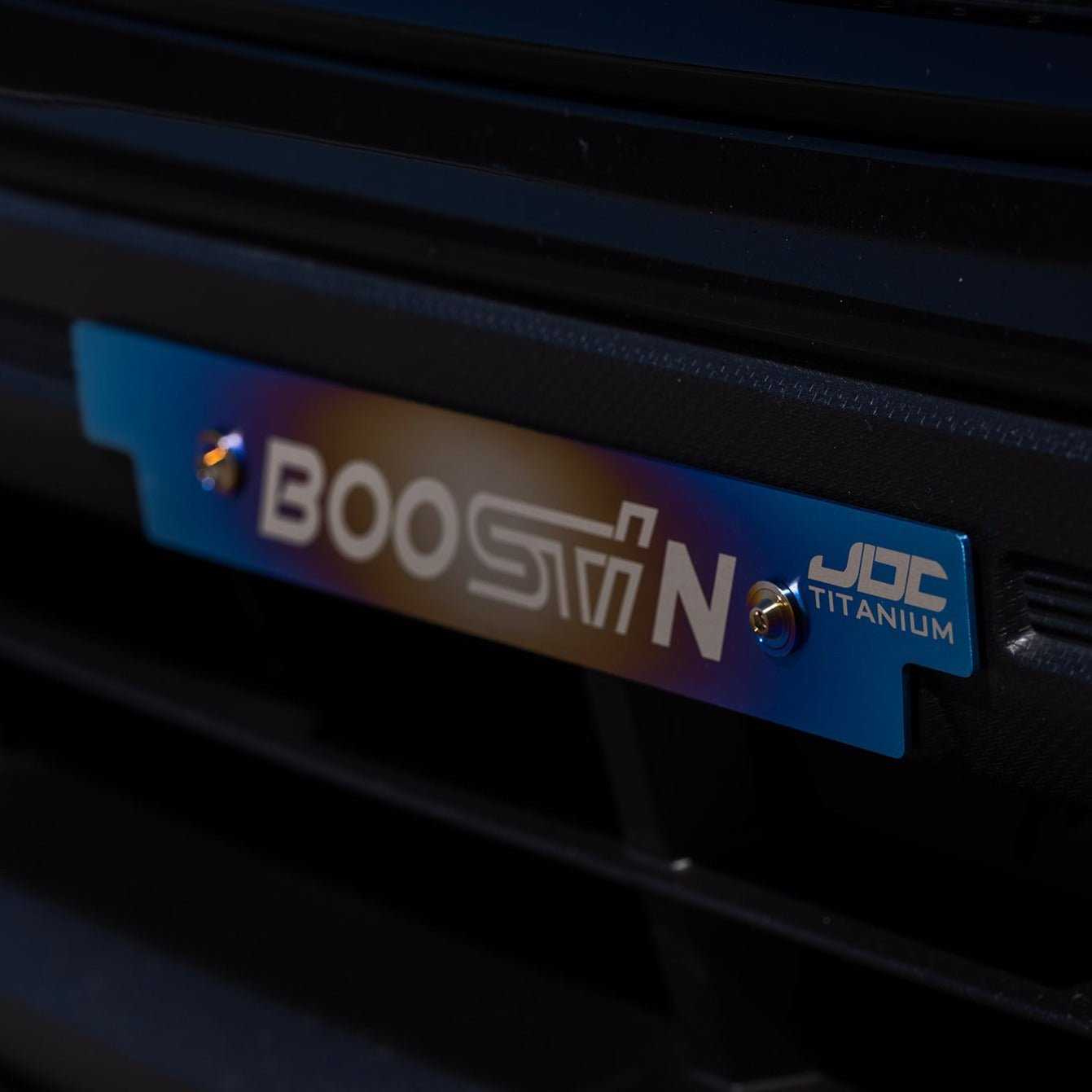 JDC Titanium Front License Plate Delete Kit (Subaru Applications/Universal) - JD Customs U.S.A