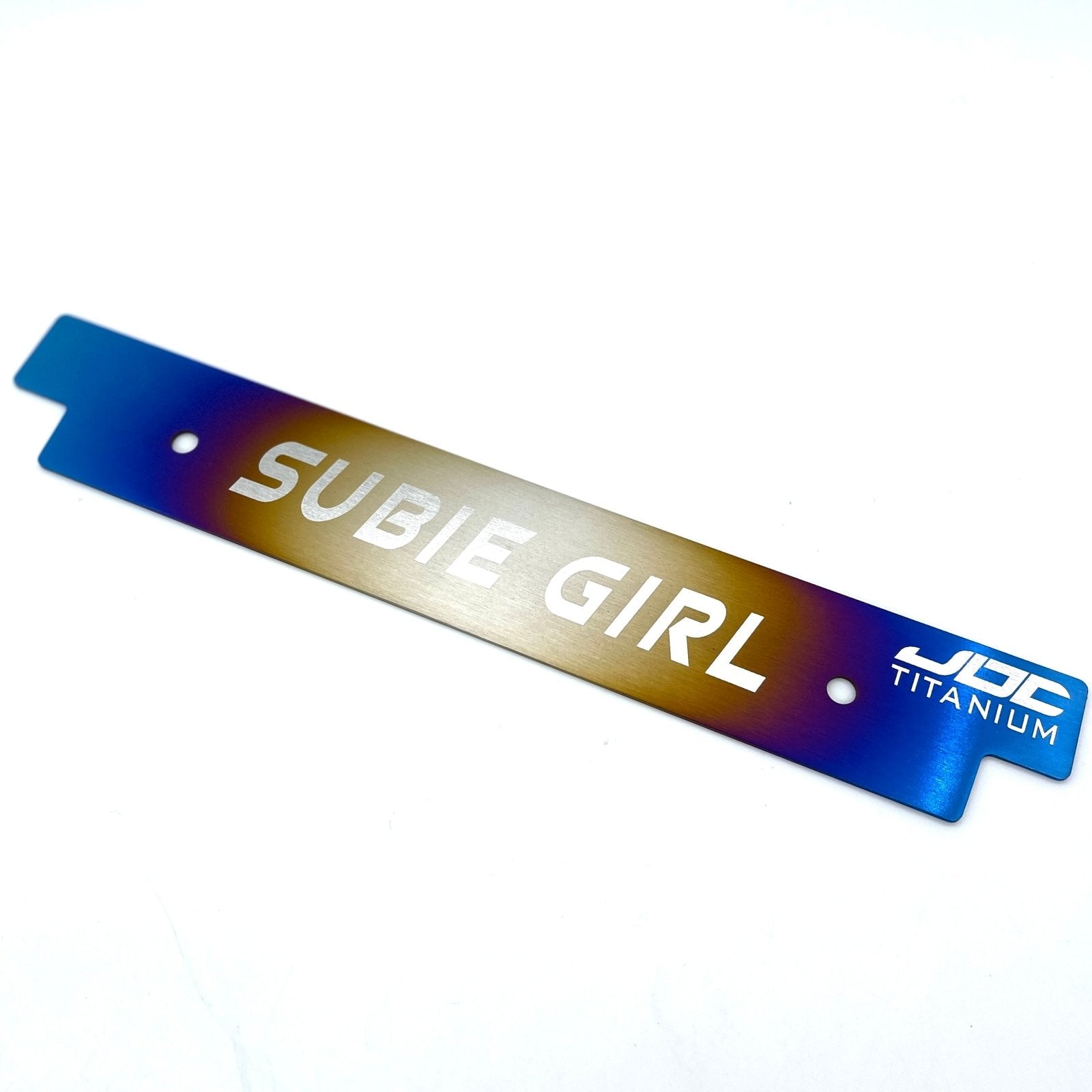 JDC Titanium Front License Plate Delete Kit (Subaru Applications/Universal) - JD Customs U.S.A