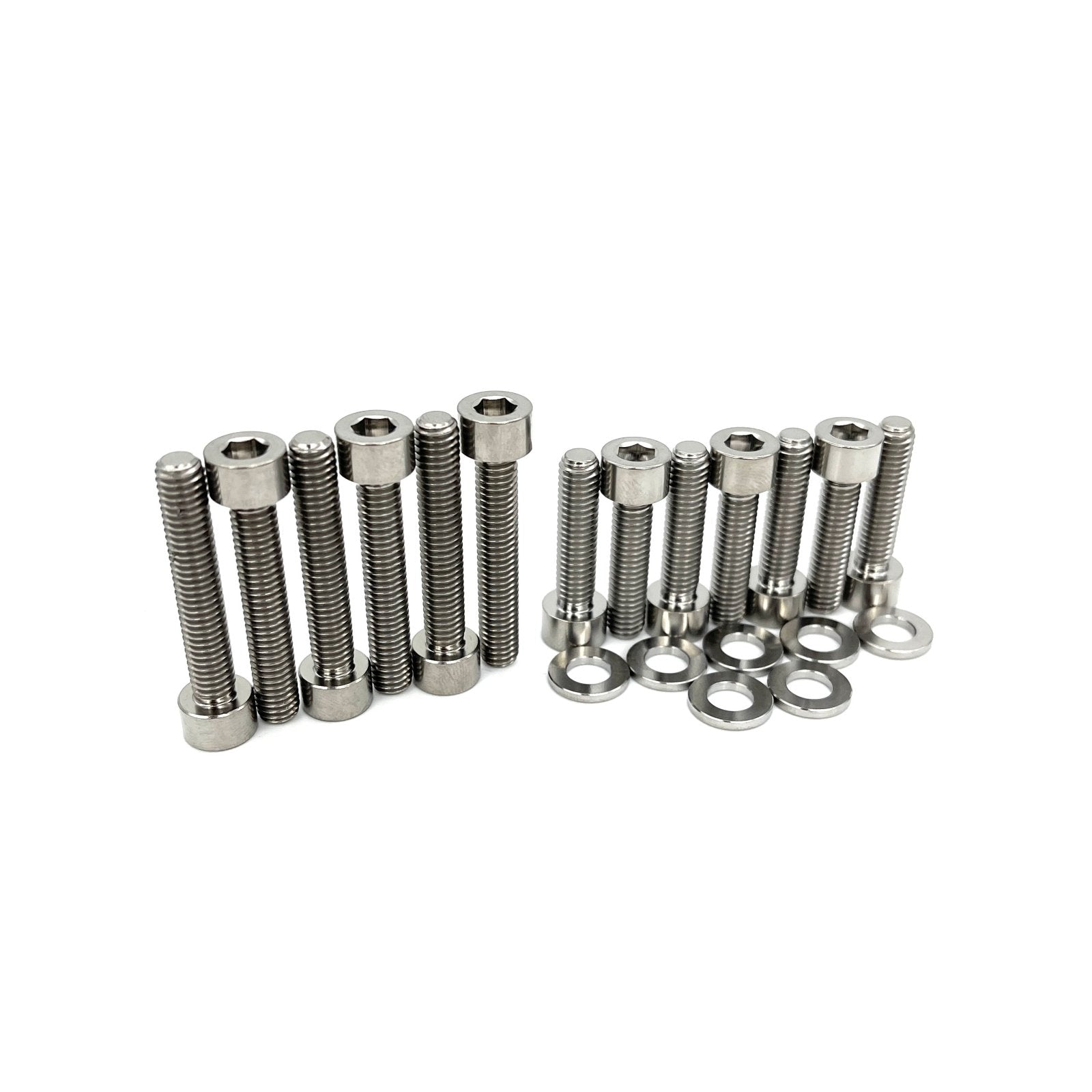 JDC Titanium Frontline Fabrication Valve Cover Hardware Kit | Mitsubishi Evo 4-9 - 1