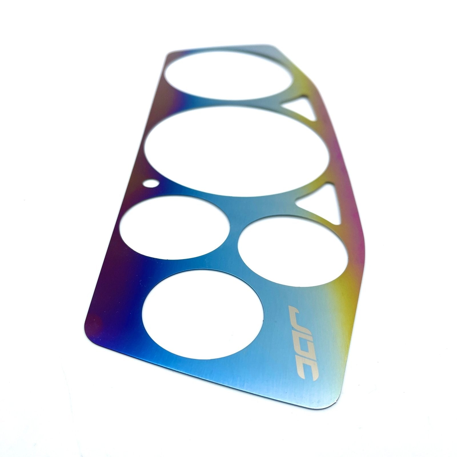 JDC Titanium Gauge Cluster Overlay (Evo 7/8/9) - JD Customs U.S.A