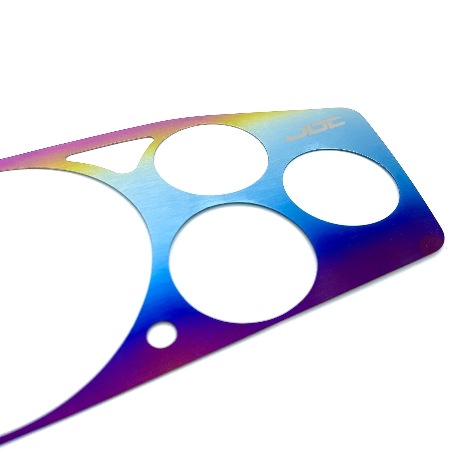 JDC Titanium Gauge Cluster Overlay (Evo 7/8/9) - JD Customs U.S.A