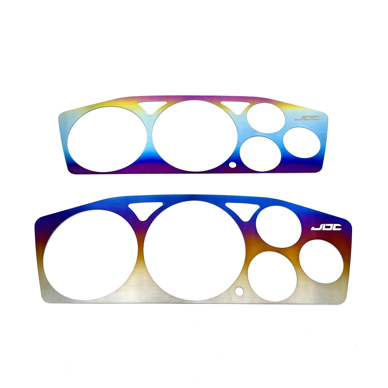 JDC Titanium Gauge Cluster Overlay (Evo 7/8/9) - JD Customs U.S.A