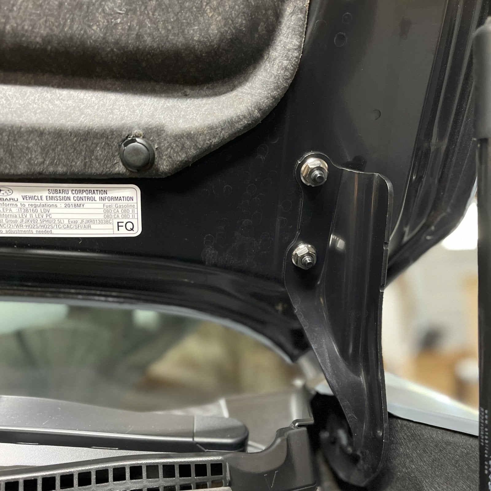 JDC Titanium Hood Bracket Hardware Mounting Kit (15 - 21 WRX/STi) - JD Customs U.S.A