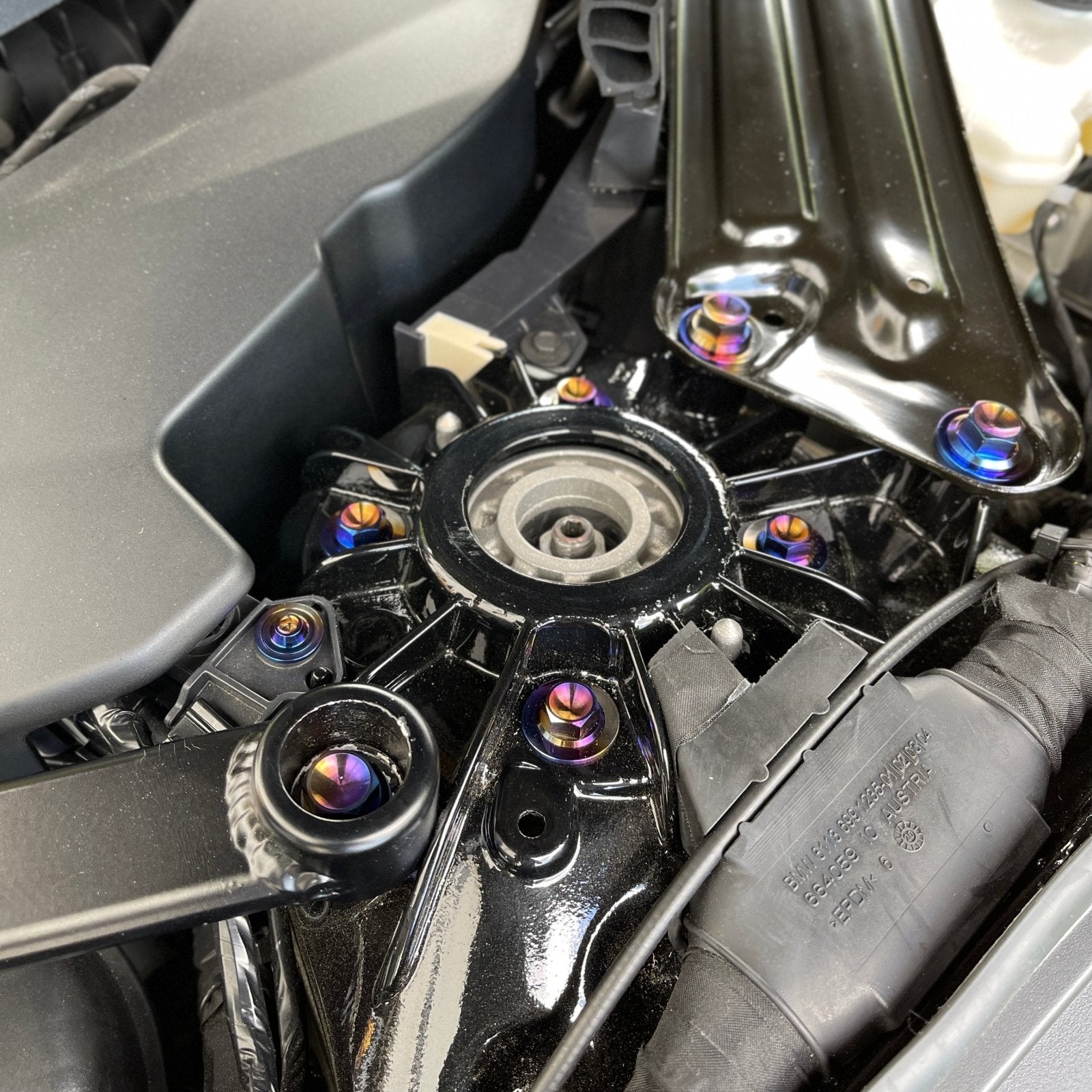 JDC Titanium Strut Tower Hardware Kit (MK5 Supra) - JD Customs U.S.A