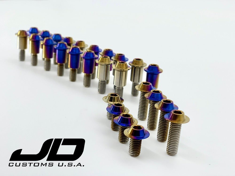JDC Titanium Valve Cover Hardware Replacement Kit (Evo X) - 12
