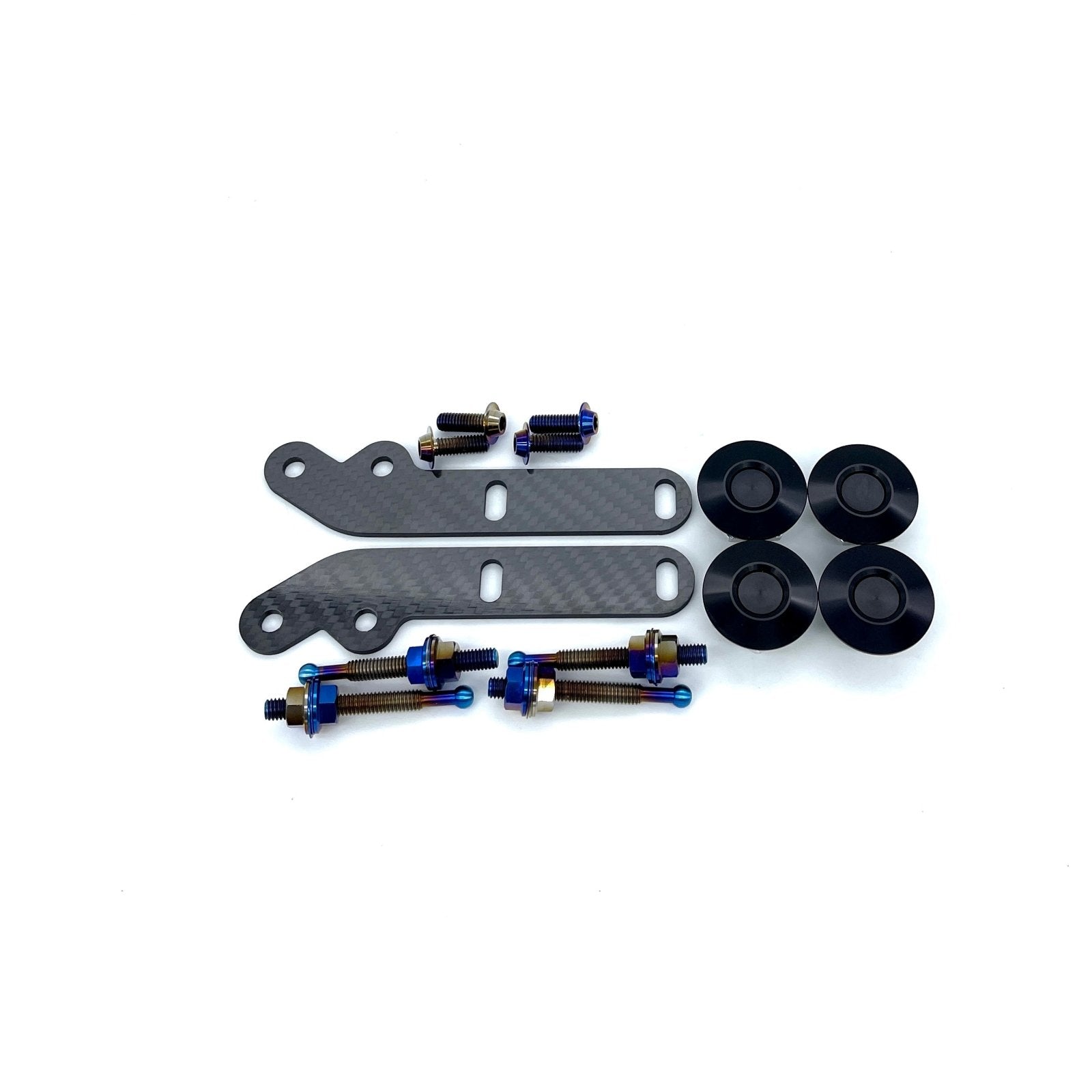 JDC Voltex Front Bumper Quick Release | Side Kit (Evo 8/9) - JD Customs U.S.A
