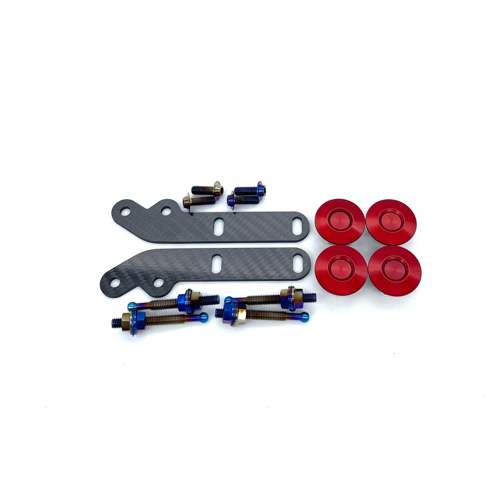JDC Voltex Front Bumper Quick Release | Side Kit (Evo 8/9) - JD Customs U.S.A