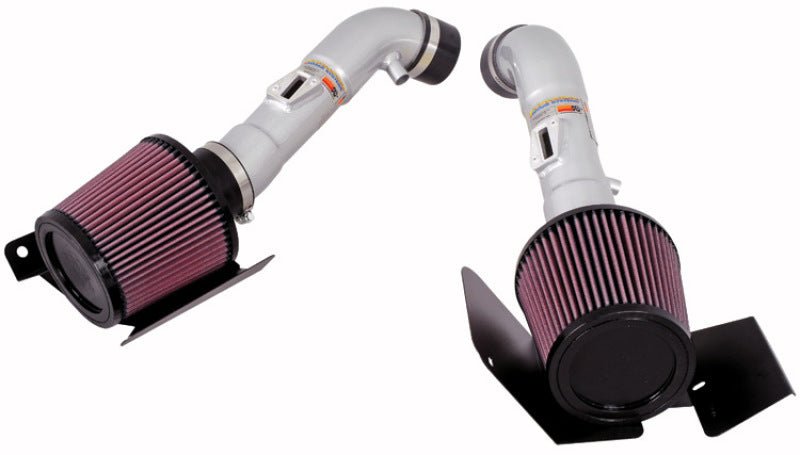 K&N Dual Silver Typhoon Short Ram Intake (Nissan 350z) - K&N Engineering