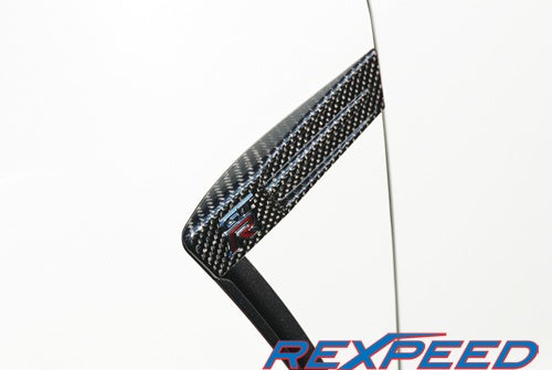 Rexpeed Dry Carbon Fiber Emblem Cover (08-14 GT-R) - JD Customs U.S.A