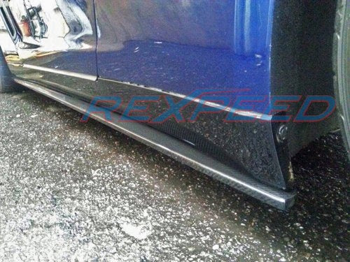 Rexpeed Carbon Side Skirt Extensions (GT-R R35) - JD Customs U.S.A