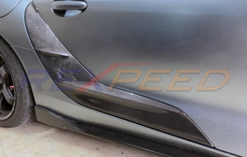 Rexpeed V1 Carbon Fiber Side Door Garnish (MK5 Supra)