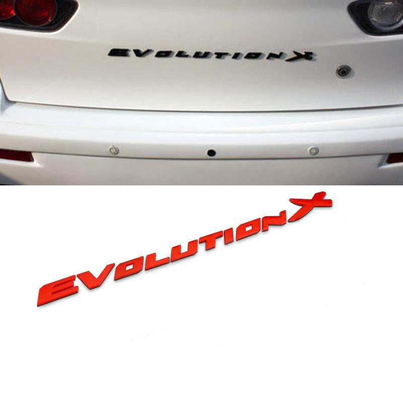 "Evolution X" 3D Trunk Badge (Evo X) - JD Customs U.S.A