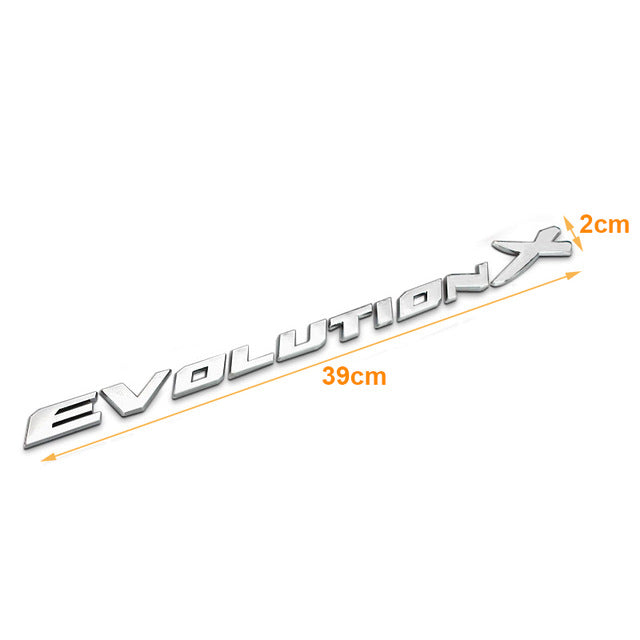 "Evolution X" 3D Trunk Badge (Evo X) - JD Customs U.S.A