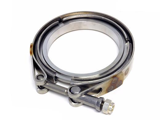 PRECISION TURBO V-BAND CLAMP - PRO MOD TURBINE HOUSING DISCHARGE | (071-1064) - JD Customs U.S.A