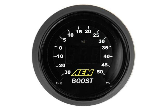 AEM Digital Display Boost Gauge - JD Customs U.S.A