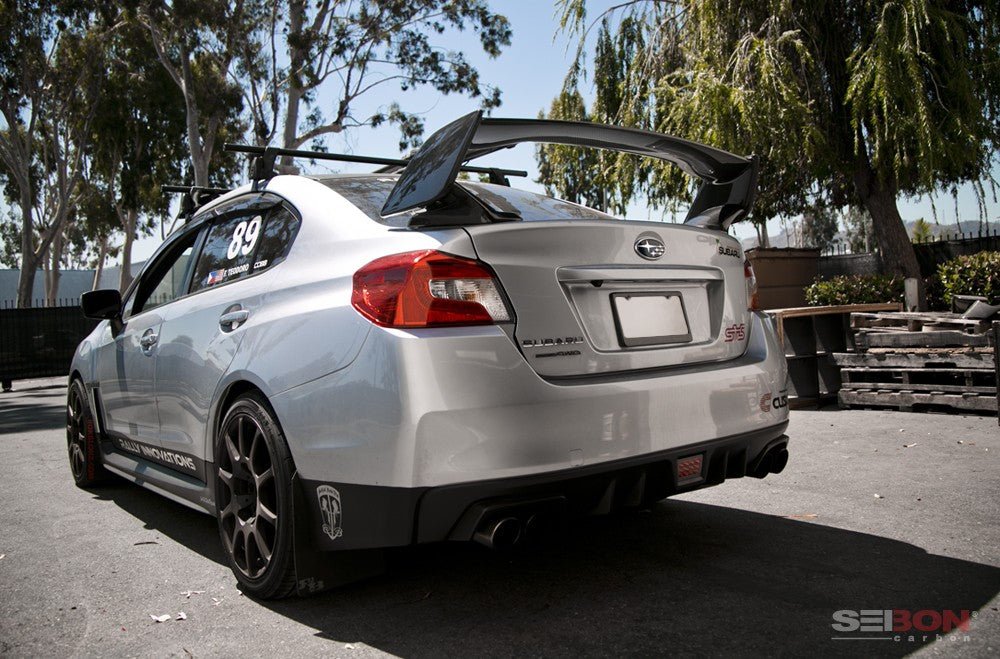 Seibon Carbon Fiber STI - Style Rear Spoiler (15 - 20 WRX/STi) - Seibon