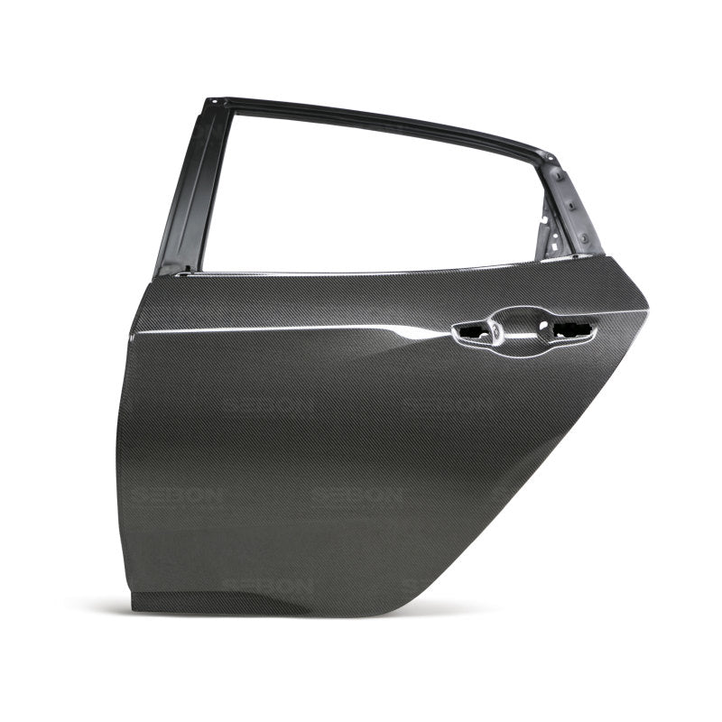 Seibon OE Style Gloss Carbon Fiber Rear Doors (17+ Civic Type - R) - Seibon