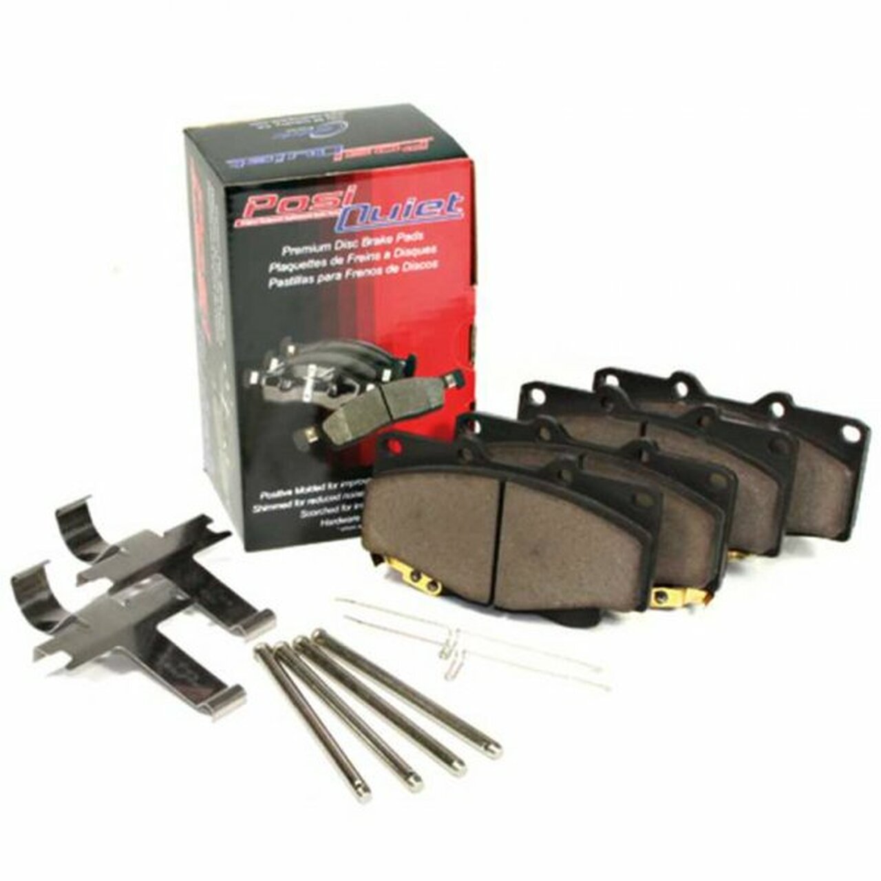 StopTech PosiQuiet Ceramic Front Brake Pads w/ Shims (MK5 Supra)