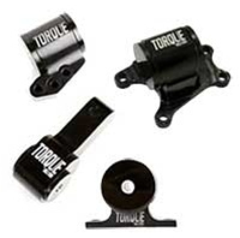 Torque Solution Billet Aluminum 4 Piece Engine Mount Kit (Evo 4 - 9) - Torque Solution